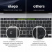 Elago Keyboard Skin - силиконов протектор за клавиатурата на MacBook Air 13 (2020) (с прав Enter, US стандарт) (прозрачен-мат) 5