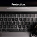 Elago Keyboard Skin - силиконов протектор за клавиатурата на MacBook Air 13 (2020) (с прав Enter, US стандарт) (прозрачен-мат) 8