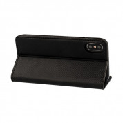 Telone Smart Book Magnet Case - кожен калъф с поставка за Huawei Mate 40 Pro (черен) 4