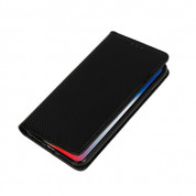 Telone Smart Book Magnet Case - кожен калъф с поставка за Huawei Mate 40 Pro (черен) 5