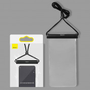 Baseus Cylinder Slide-cover Waterproof Bag - универсален водоустойчив калъф за смартфони до 7.2 инча (бял) 14