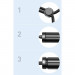 Baseus Cylinder Slide-cover Waterproof Bag - универсален водоустойчив калъф за смартфони до 7.2 инча (бял) 12