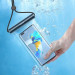 Baseus Cylinder Slide-cover Waterproof Bag - универсален водоустойчив калъф за смартфони до 7.2 инча (син) 7