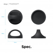 Elago Grip Stand for MagSafe - силиконова поставка за зареждане на iPhone чрез поставяне на Apple MagSafe Charger (черен) 6