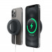 Elago Grip Stand for MagSafe - силиконова поставка за зареждане на iPhone чрез поставяне на Apple MagSafe Charger (тъмносив) 1