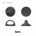 Elago Grip Stand for MagSafe - силиконова поставка за зареждане на iPhone чрез поставяне на Apple MagSafe Charger (тъмносив) 7