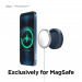 Elago Grip Stand for MagSafe - силиконова поставка за зареждане на iPhone чрез поставяне на Apple MagSafe Charger (тъмносин) 2