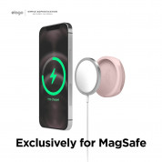 Elago Grip Stand for MagSafe - силиконова поставка за зареждане на iPhone чрез поставяне на Apple MagSafe Charger (розов) 1