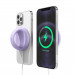 Elago Grip Stand for MagSafe - силиконова поставка за зареждане на iPhone чрез поставяне на Apple MagSafe Charger (лилав) 1