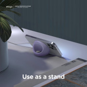 Elago Grip Stand for MagSafe - силиконова поставка за зареждане на iPhone чрез поставяне на Apple MagSafe Charger (лилав) 3