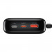 Baseus Qpow Digital Display Power bank with USB-C cable 22.5W (PPQD-I01) - външна батерия 20000 mAh с вграден USB-C кабел и USB-C, USB-A и Lightning портове (черен) 5