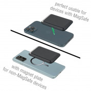4Smarts Magnetic UltiMag Case for Credit Cards with RFID Blocker  - кожен портфейл (джоб) за прикрепяне към iPhone с MagSafe (черен) 3