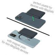 4Smarts Magnetic UltiMag Case for Credit Cards with RFID Blocker  - кожен портфейл (джоб) за прикрепяне към iPhone с MagSafe (тъмносин) 3