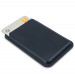 4Smarts Magnetic UltiMag Case for Credit Cards with RFID Blocker  - кожен портфейл (джоб) за прикрепяне към iPhone с MagSafe (тъмносин) 1