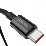 Baseus Superior USB-C to USB-C Cable PD 2.0 100W (CATYS-B01) - здрав кабел за бързо зареждане за устройства с USB-C порт (100 см) (черен) 2