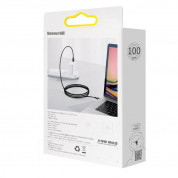 Baseus Superior USB-C to USB-C Cable PD 2.0 100W (CATYS-B01) - здрав кабел за бързо зареждане за устройства с USB-C порт (100 см) (черен) 13