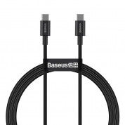 Baseus Superior USB-C to USB-C Cable PD 2.0 100W (CATYS-B01) (100 cm) (black)