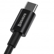 Baseus Superior USB-C to USB-C Cable PD 2.0 100W (CATYS-B01) - здрав кабел за бързо зареждане за устройства с USB-C порт (100 см) (черен) 1
