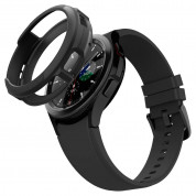 Spigen Liquid Air Case - качествен силиконов (TPU) кейс за Samsung Galaxy Watch 4 Classic 46mm (черен) 1