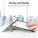 ESR Ascend Trifold Case - полиуретанов калъф с поставка за iPad 9 (2021), iPad 8 (2020), iPad 7 (2019) (светлозелен) 7