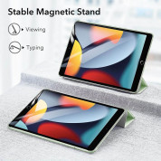 ESR Ascend Trifold Case - полиуретанов калъф с поставка за iPad 9 (2021), iPad 8 (2020), iPad 7 (2019) (светлозелен) 4