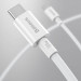 Baseus Superior USB-C to USB-C Cable PD 2.0 100W (CATYS-B02) - здрав кабел за бързо зареждане за устройства с USB-C порт (100 см) (бял) 13