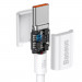 Baseus Superior USB-C to USB-C Cable PD 2.0 100W (CATYS-B02) - здрав кабел за бързо зареждане за устройства с USB-C порт (100 см) (бял) 6