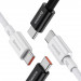 Baseus Superior USB-C to USB-C Cable PD 2.0 100W (CATYS-B02) - здрав кабел за бързо зареждане за устройства с USB-C порт (100 см) (бял) 16