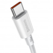 Baseus Superior USB-C to USB-C Cable PD 2.0 100W (CATYS-B02) - здрав кабел за бързо зареждане за устройства с USB-C порт (100 см) (бял) 1
