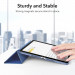 ESR Ascend Trifold Case - полиуретанов калъф с поставка за iPad 9 (2021), iPad 8 (2020), iPad 7 (2019) (тъмносин) 3