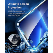 ESR Armorite 3D Full Cover Tempered Glass 2 Pack - 2 броя калени стъклени защитни покрития за дисплея на iPhone 13 Pro Max (черен-прозрачен) 3