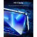 ESR Armorite 3D Full Cover Tempered Glass 2 Pack - 2 броя калени стъклени защитни покрития за дисплея на iPhone 13 Pro Max (черен-прозрачен) 8