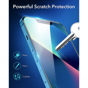 ESR Screen Shield 2.5D Tempered Glass 2 Pack - 2 броя калени стъклени защитни покрития за дисплея на iPhone 13 mini (прозрачен) 3
