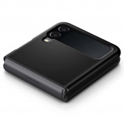 Spigen Thin Fit Case - качествен тънък матиран кейс за Samsung Galaxy Z Flip 3 (черен) 7