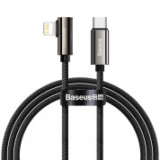 Baseus Legend Elbow USB-C to Lightning Cable PD 20W (CATLCS-01) (100 cm) (black)