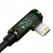 Baseus Legend Elbow USB-C to Lightning Cable PD 20W (CATLCS-01) - USB-C към Lightning кабел за Apple устройства с Lightning порт (100 см) (черен) 6