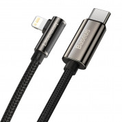 Baseus Legend Elbow USB-C to Lightning Cable PD 20W (CATLCS-A01) - USB-C към Lightning кабел за Apple устройства с Lightning порт (200 см) (черен) 1