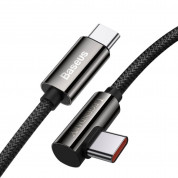 Baseus Legend Elbow USB-C to USB-C Cable 100W (CATCS-A01) (200 cm) (black) 1