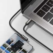 Baseus Legend Elbow USB-C to USB-C Cable 100W (CATCS-A01) - здрав кабел с въжена оплетка и бързо зареждане за устройства с USB-C порт (200 см) (черен) 8
