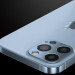Hofi Alucam Pro Plus Lens Protector - предпазна метална плочка за камерата на iPhone 13 mini, iPhone 13 (син) 4