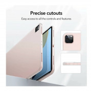 ESR Project Zero Slim Matte Case - удароустойчив силиконов (TPU) калъф за iPad Pro 11 (2021), iPad Pro 11 (2020), iPad Pro 11 (2018) (прозрачен-мат) 2