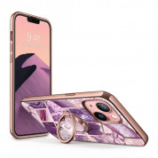 i-Blason Cosmo SupCase Protective Case - удароустойчив хибриден кейс с пръстен против изпускане за iPhone 13 (лилав)