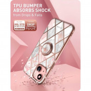 i-Blason Cosmo SupCase Protective Case for iPhone 13 (marble pink) 4