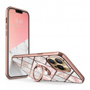 i-Blason Cosmo SupCase Protective Case - удароустойчив хибриден кейс с пръстен против изпускане за iPhone 13 Pro (розов)