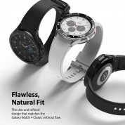 Ringke Bezel Styling Stainless Steel - рамка от неръждаема стомана с висока степен на защита за Samsung Galaxy Watch 4 Classic 46mm (черен) 1