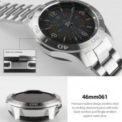 Ringke Bezel Styling Stainless Steel for Samsung Galaxy Watch 4 Classic 46mm (silver) 4
