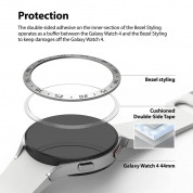 Ringke Bezel Styling Stainless Steel - рамка от неръждаема стомана с висока степен на защита за Samsung Galaxy Watch 4 44mm (сребрист) 4