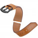 Tech-Protect Leather Band Herms 20mm - кожена каишка от естествена кожа за Samsung Galaxy Watch, Huawei Watch, Xiaomi, Garmin и други часовници с 20мм захват (кафяв) 2
