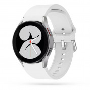 Tech-Protect Iconband Silicone Sport Band 20mm - силиконова каишка за Samsung Galaxy Watch, Huawei Watch, Xiaomi, Garmin и други часовници с 20мм захват (бял)