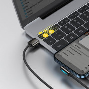 Baseus Legend Elbow Lightning to USB Cable 2.4А (CACS000103) - USB към Lightning кабел за Apple устройства с Lightning порт (200 см) (син) 16